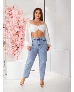 Джинсы женские MOM W179A 
