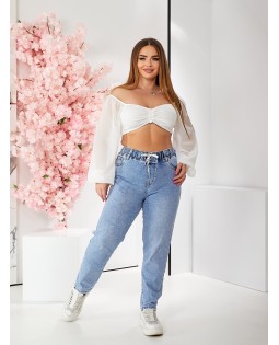 Джинсы женские MOM W182A