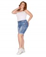Капри джинсовые женские Boyfriend W1557A - фото 4