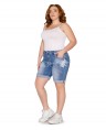 Капри джинсовые женские Boyfriend W1556A - фото 3