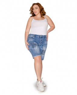 Капри джинсовые женские Boyfriend W1552A